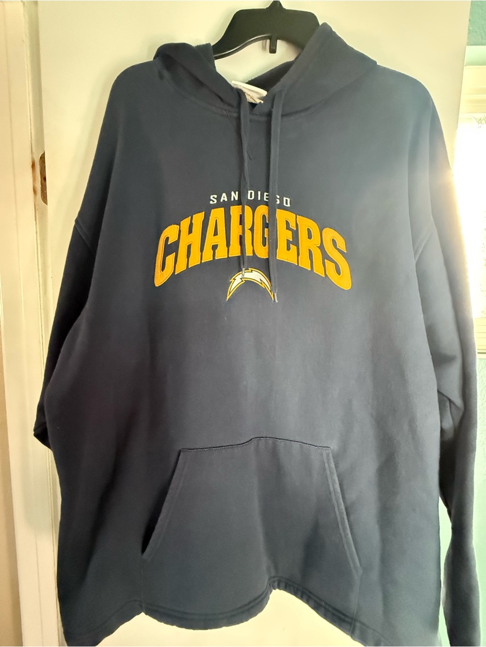 NFL SAN Diego Chargers Navy Crewneck Hoodie